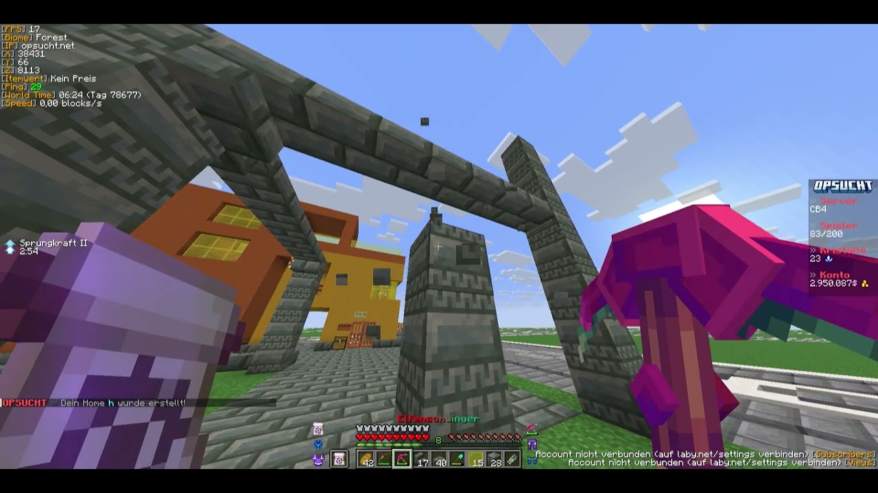 Minecraft Haus 3 auf OPSUCHT CB4