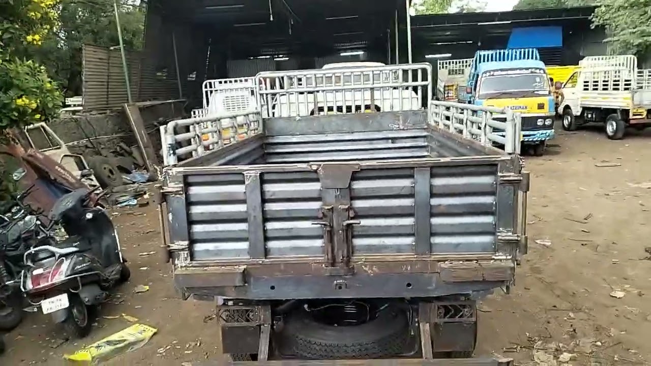 #mahindra HD1.3 pikup#Tipper# body building #