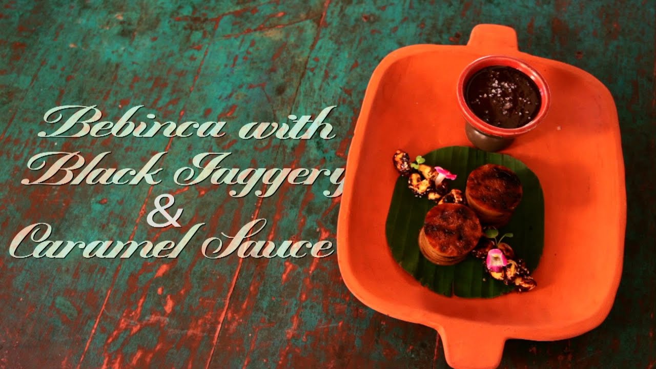 How To Make Bebinca with Black Jaggery Caramel Sauce || Dessert || Goa