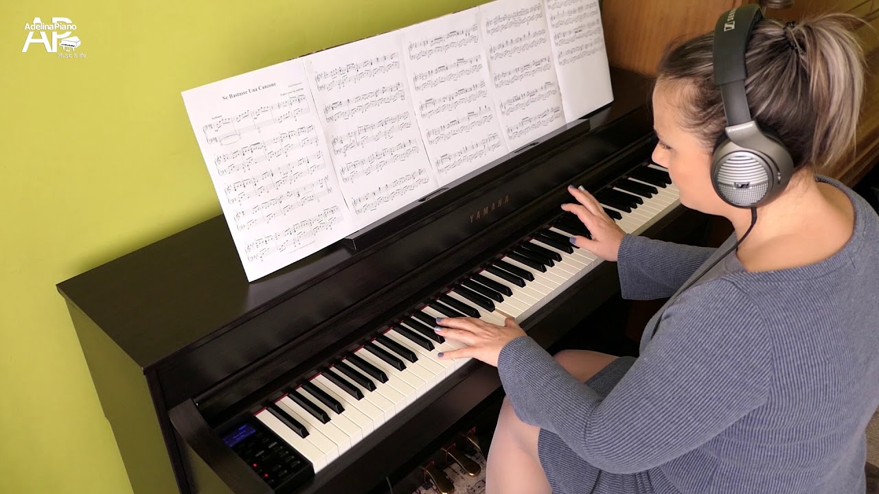 Eros Ramazzotti - Se bastasse una canzone | Adelina Piano cover