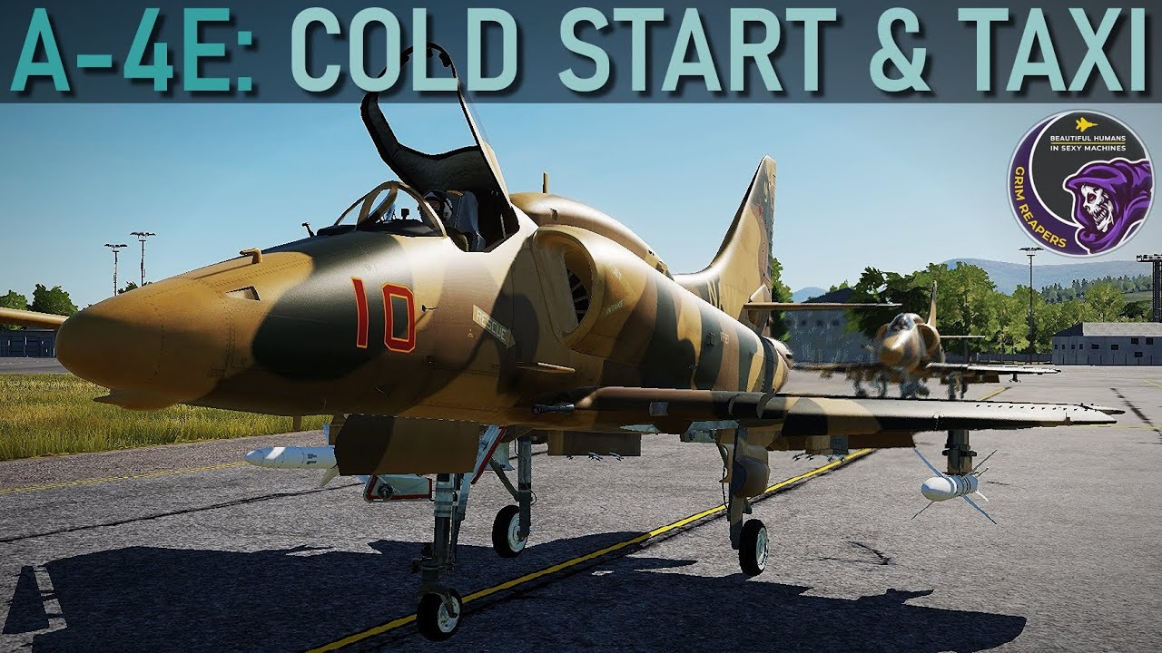 A-4E Skyhawk: Учебное пособие по холодному запуску и рулению | DCS WORLD