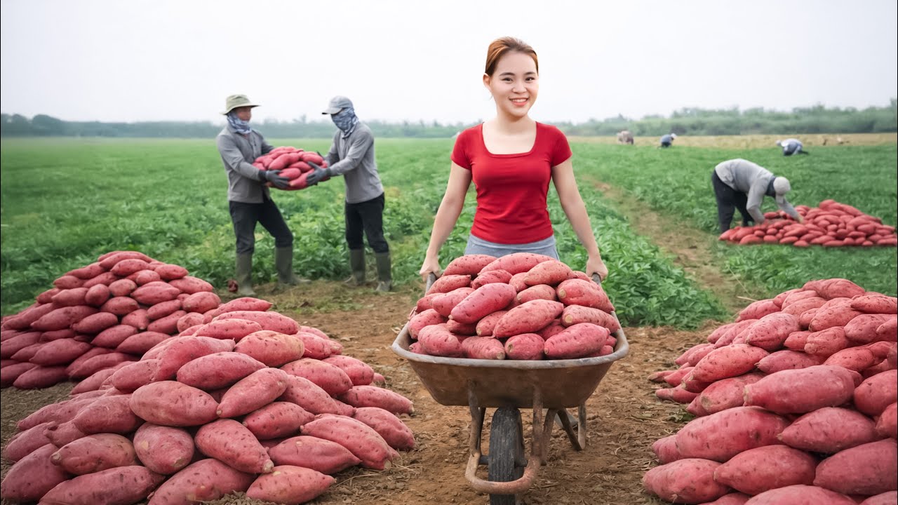 Harvesting Sweet Potatoes the Old-Fashioned Way — What the Market Didn’t Expect