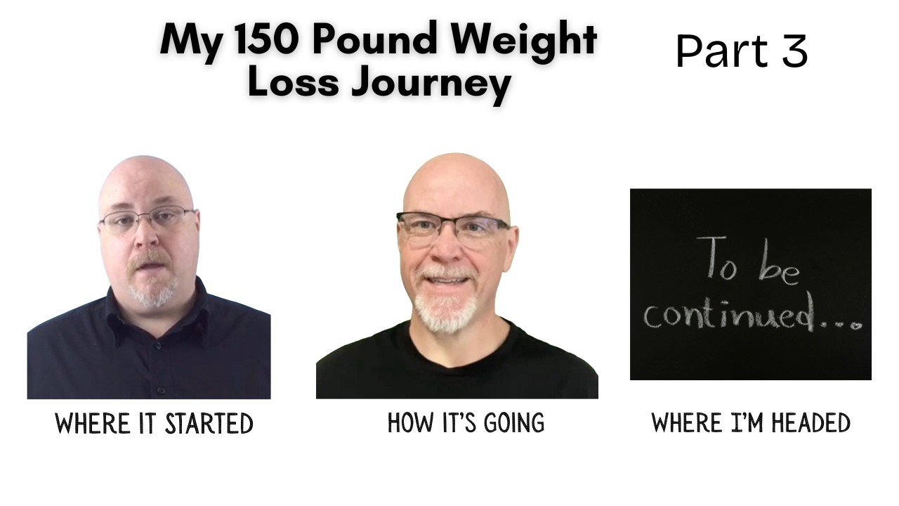 Weight Loss after 50. My Journey:  Part 3