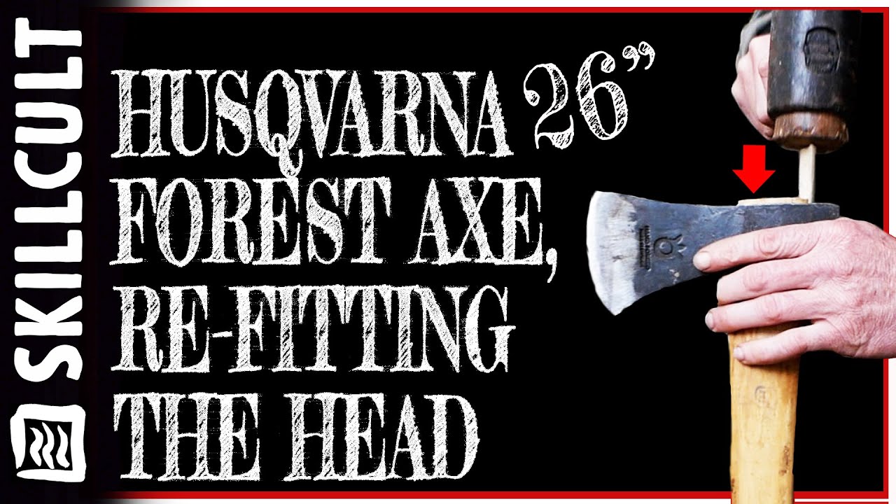 Husqvarna Forest Axe, Head Wobble Fix:  Tight at Bottom, Front to Back and Side to Side