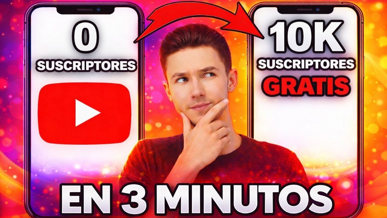 C&Oacute;MO CONSEGUIR 10.000 SUSCRIPTORES EN YOUTUBE EN 3 MINUTOS | PROMOCI&Oacute;N R&Aacute;PIDA YOUTUBE 2026