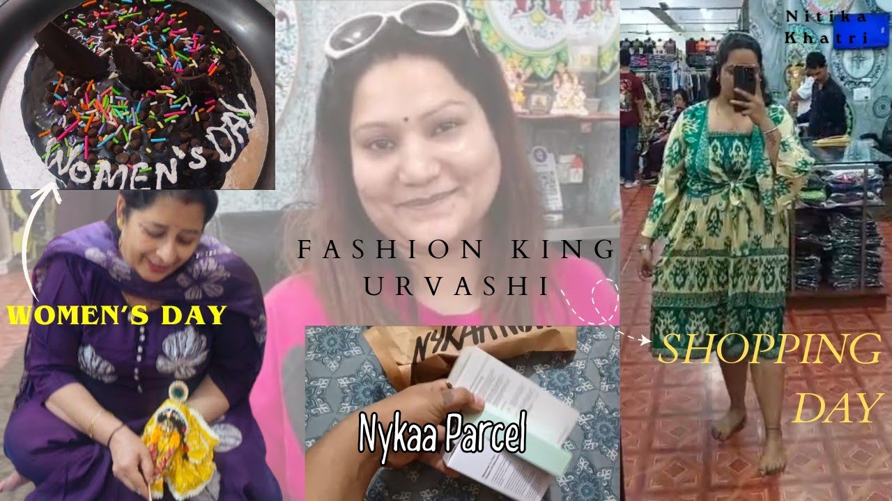 Humne ki shopping 🛍️ | Fashion King Urvashi | Women's day | #nitikakhatri #youtube #youtubeindia 
