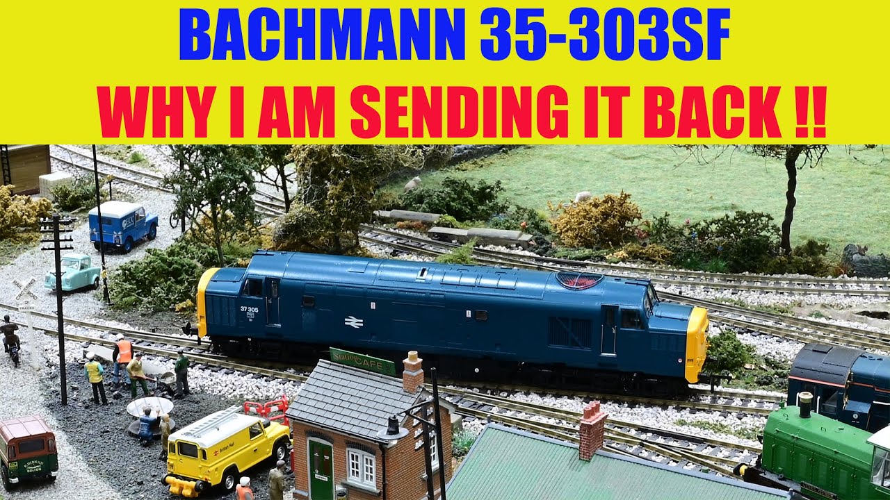 Bachmann 35-303SF, Class 37, 37305 Трековый тест: широкоэкранный 4K.