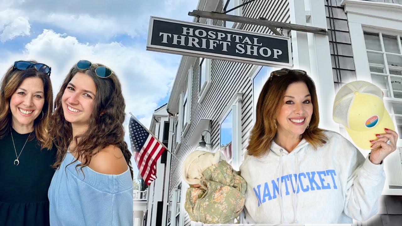 Come Thrift with me on Nantucket Island! Vacation Day Vlog! Thrift Across New England!