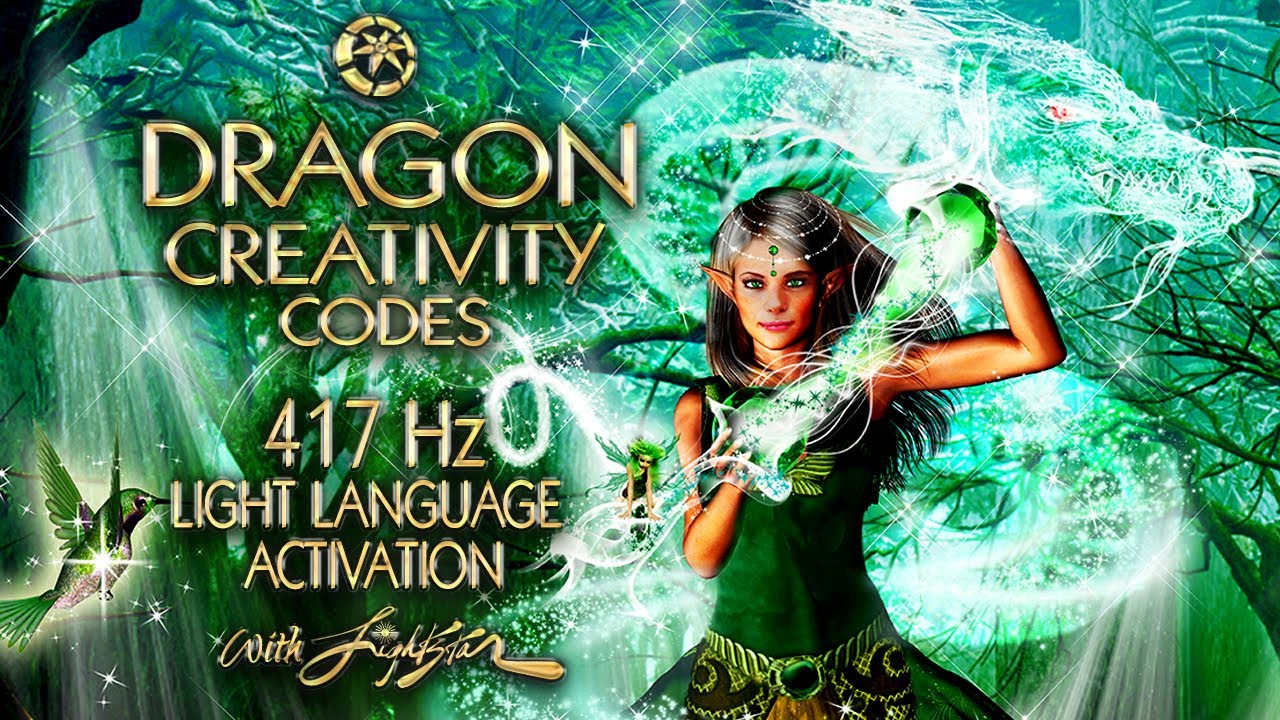 417 Hz Emerald Guardian Creativity Codes ┇ Dragon Light Language Activation ┇ By Lightstar