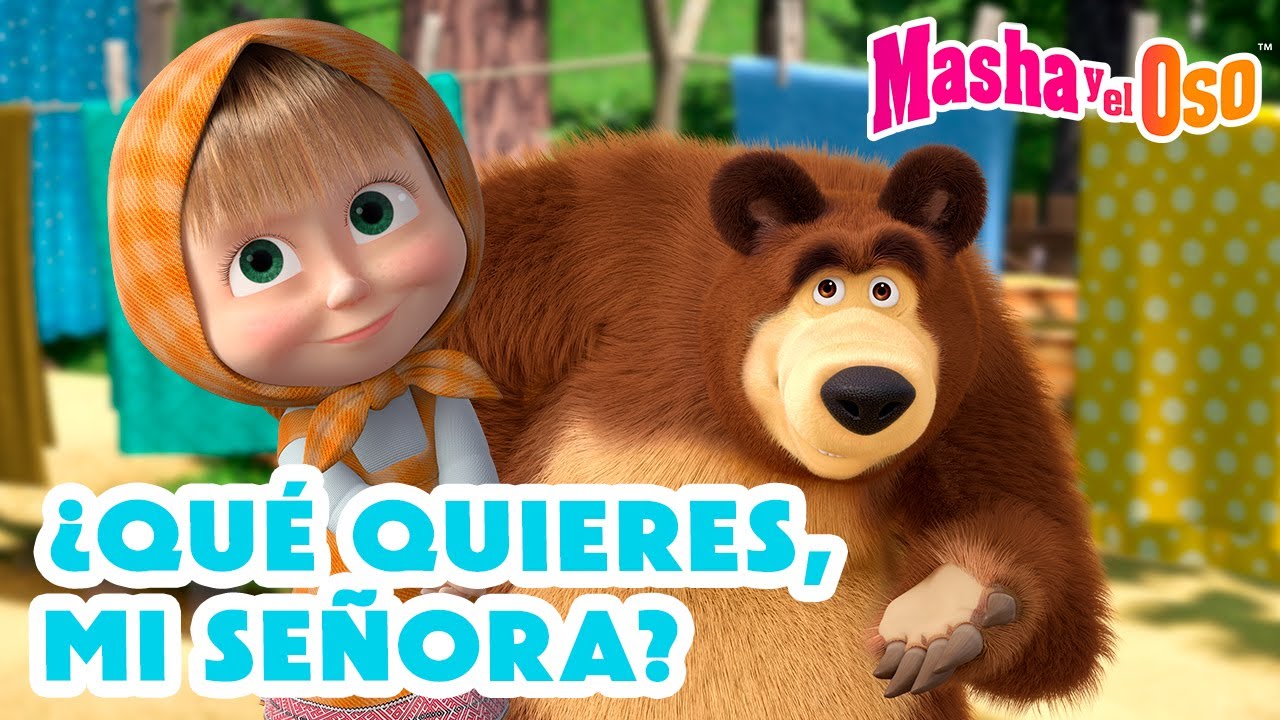Masha y el Oso Castellano 🐻👧 ¿Qué quieres,mi señora? 🌷🌟 Colección de dibujos animados 📺