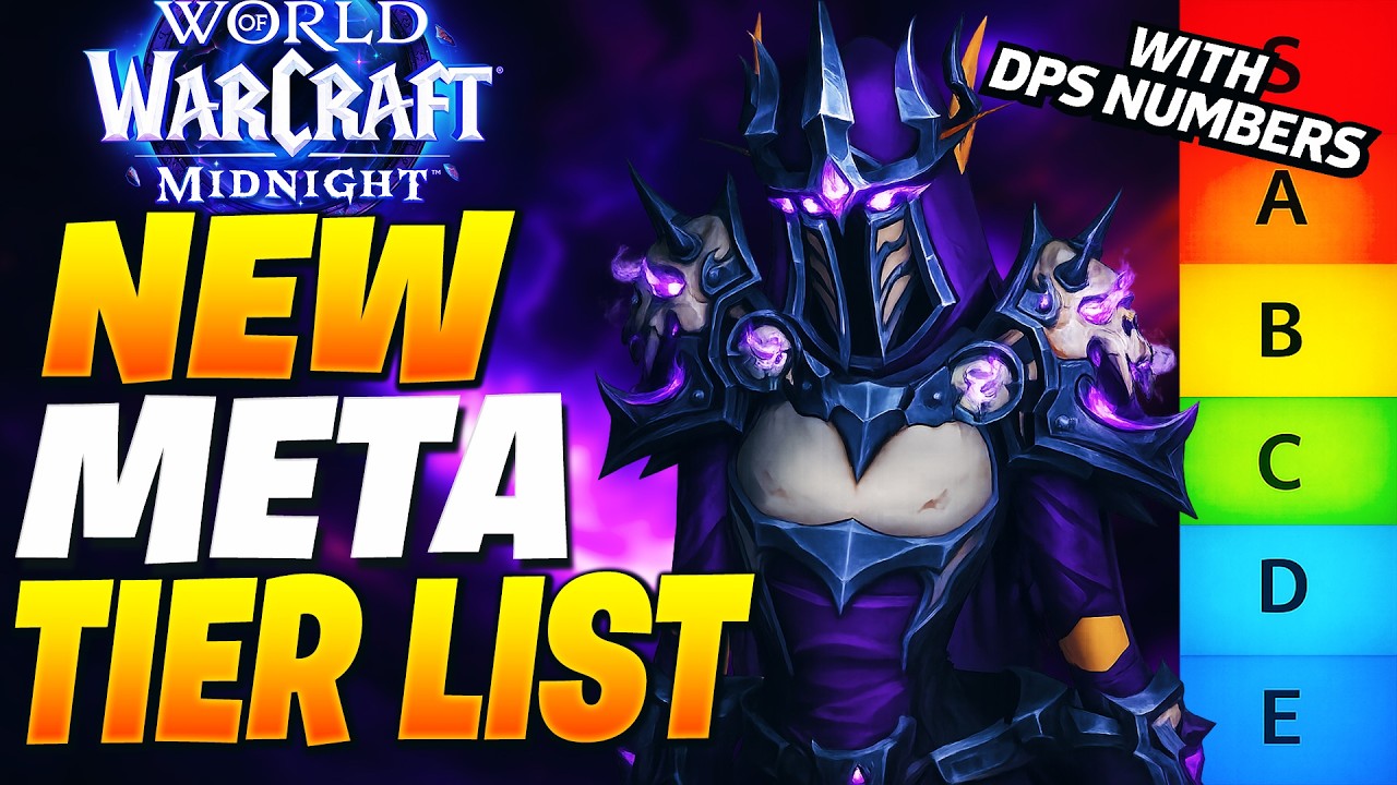 RANKING BEST SINGLE BUTTON CLASSES! Wow Midnight Tier List (NEW META)