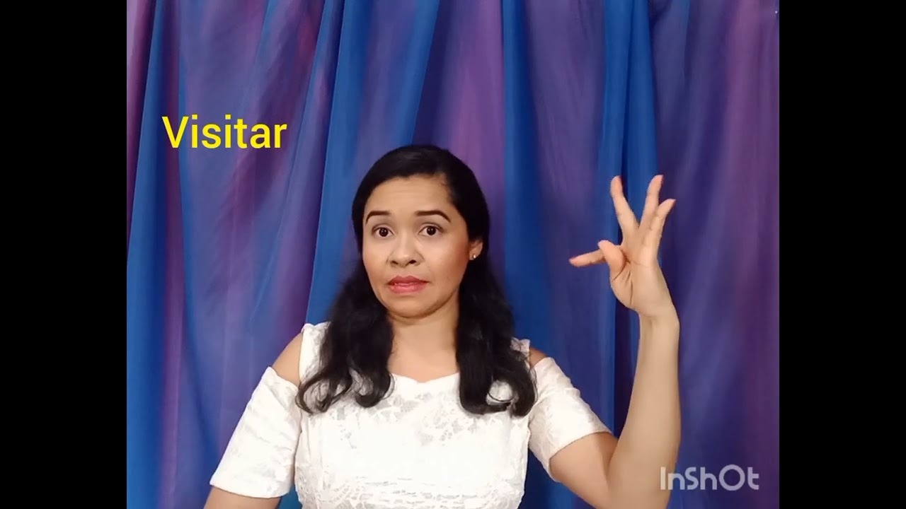 Sinal de visitar #Libras