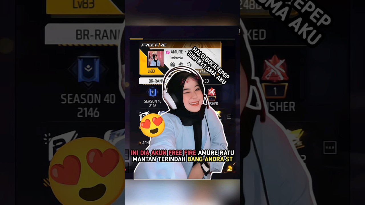 INI DIA AKUN FREE FIRE AMURE RATU MANTAN TERINDAH ANDRA ST😱🔥