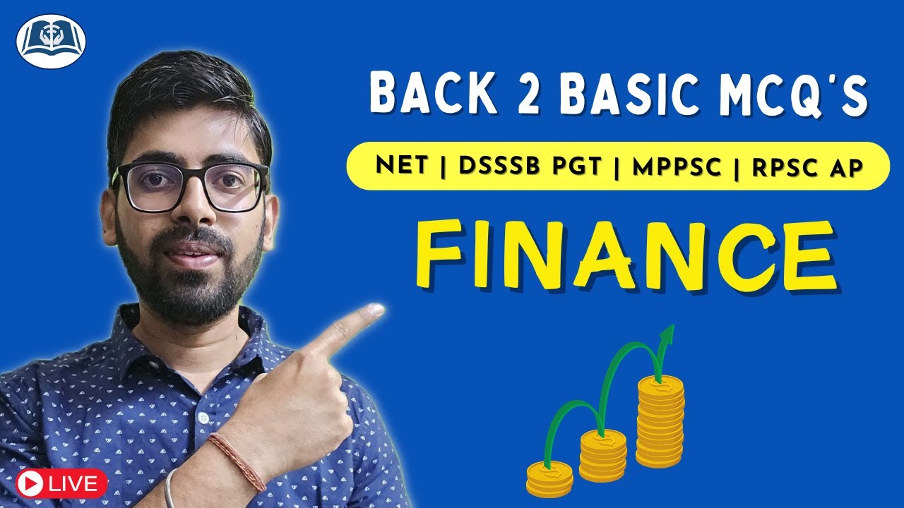 50 MCQs on Financial Management | UGC NET | DSSSB PGT | RPSC | MPPSC AP Commerce | Management