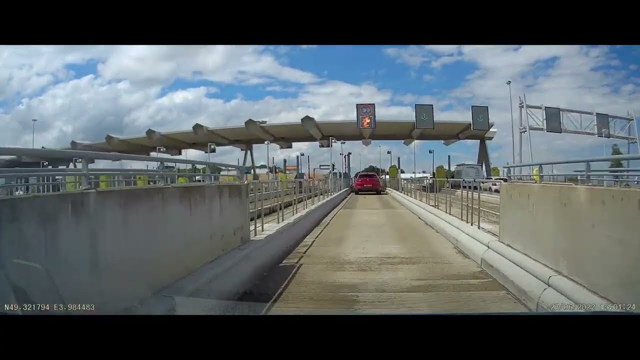 Tuscany to Calais by Car - Day 4 Video 10 - Dijon to Arras - A26 Reims to J14 Guignicourt