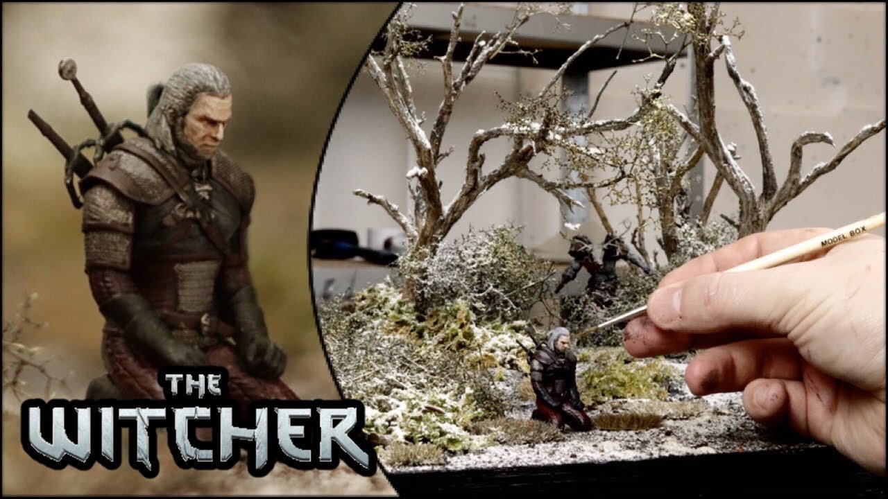 The Witcher - Creating AN ULTRA REALISTIC Miniature Diorama