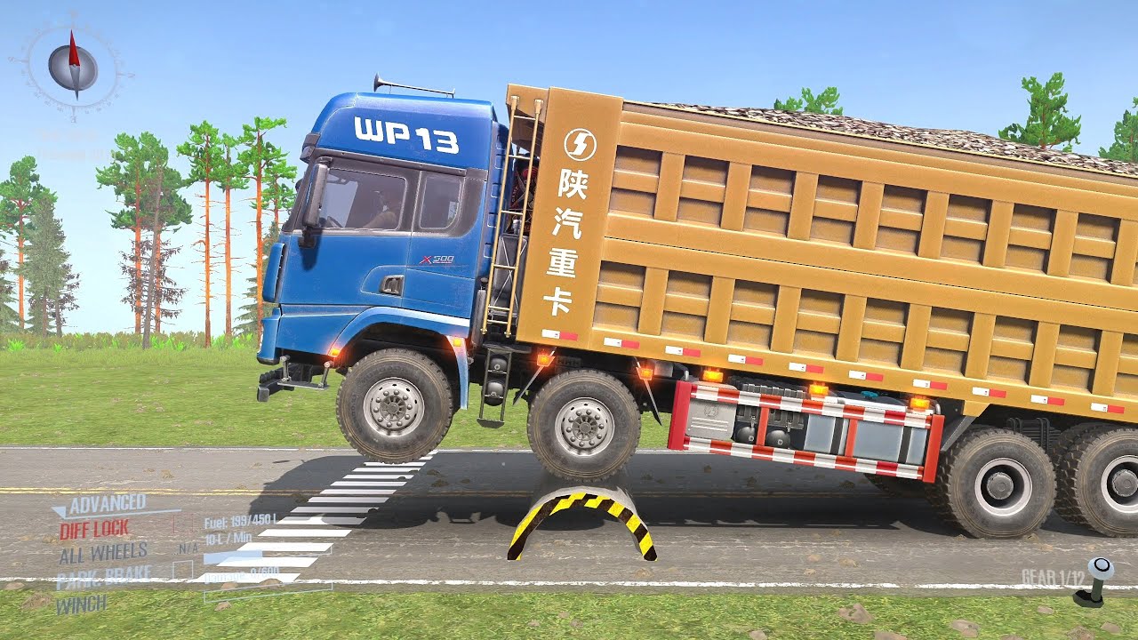 Spintires: Mudrunner Mod Truck | Driver Skills Gameplay | Game Daily #mudrunner #spintires