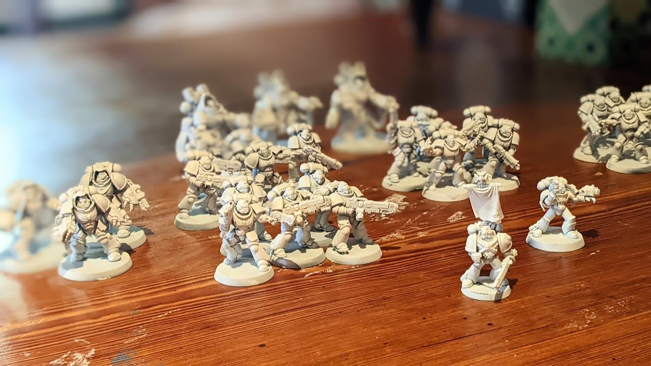 Making a hobby comeback with a homebrew Space Marine chapter