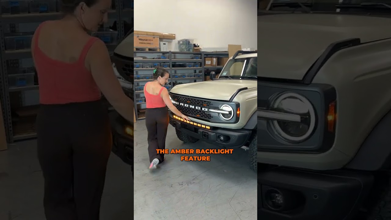 bronco light bar #bronco #fordbronco #bronconation #broncos #ledlights #diy #automotive #4x4 #shorts