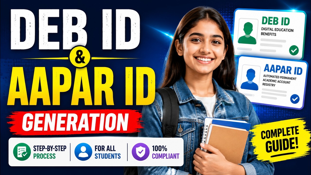 DEB ID & ABC ID Kaise Banaye 2026 | Complete Step-by-Step Reg. Process | Online & Distance Admission
