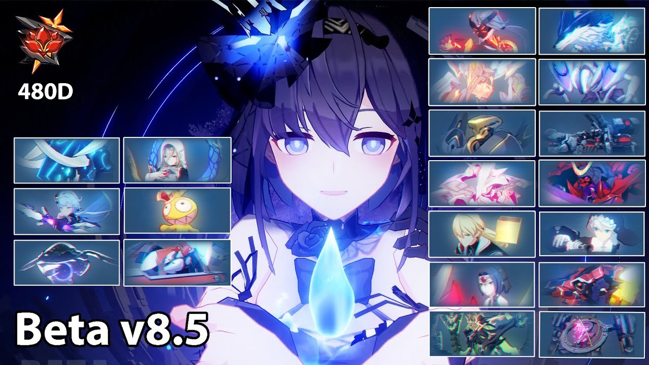 [HI3 Beta v8.5] HoRb Divine Key Against 25 Abyss Bosses