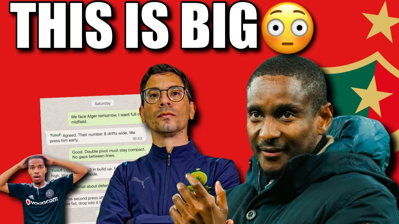 MAMELODI SUNDOWNS TECHNICAL MEMBER LEAKED INFORMATION TO RULANI MOKWENA