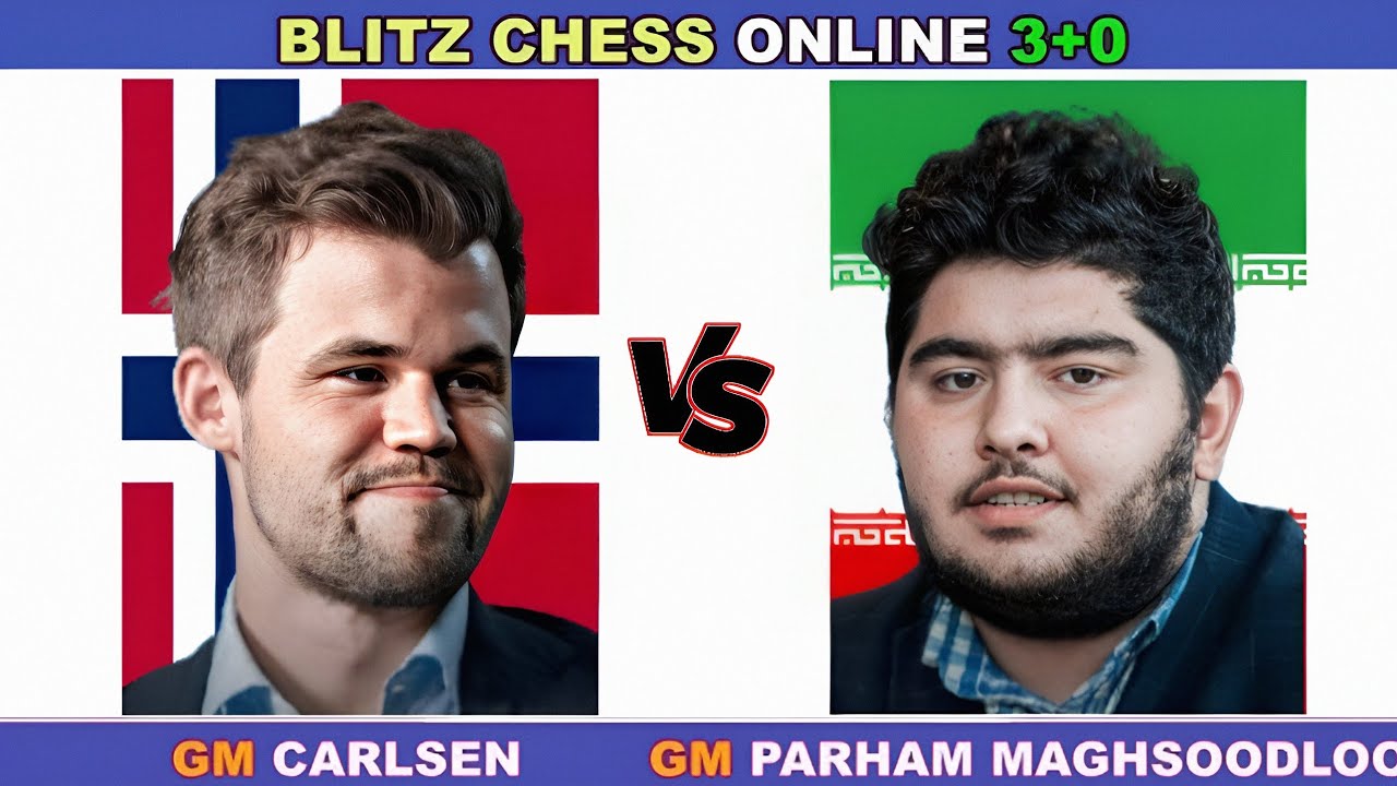 Magnus Carlsen vs Parham Maghsoodloo | Blitz Chess Online 3+0 | October 2025 | ChessCom