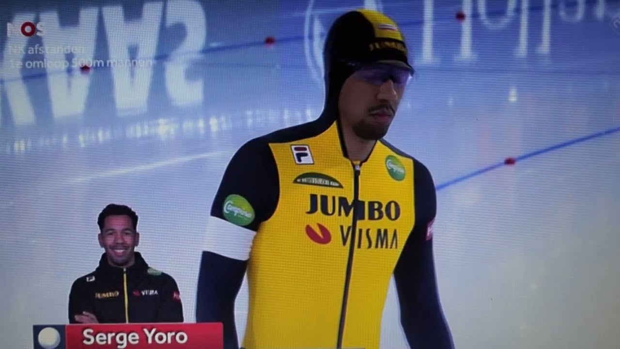NK schaatsen Thialf Heerenveen 500 meter mannen december jaar 2023