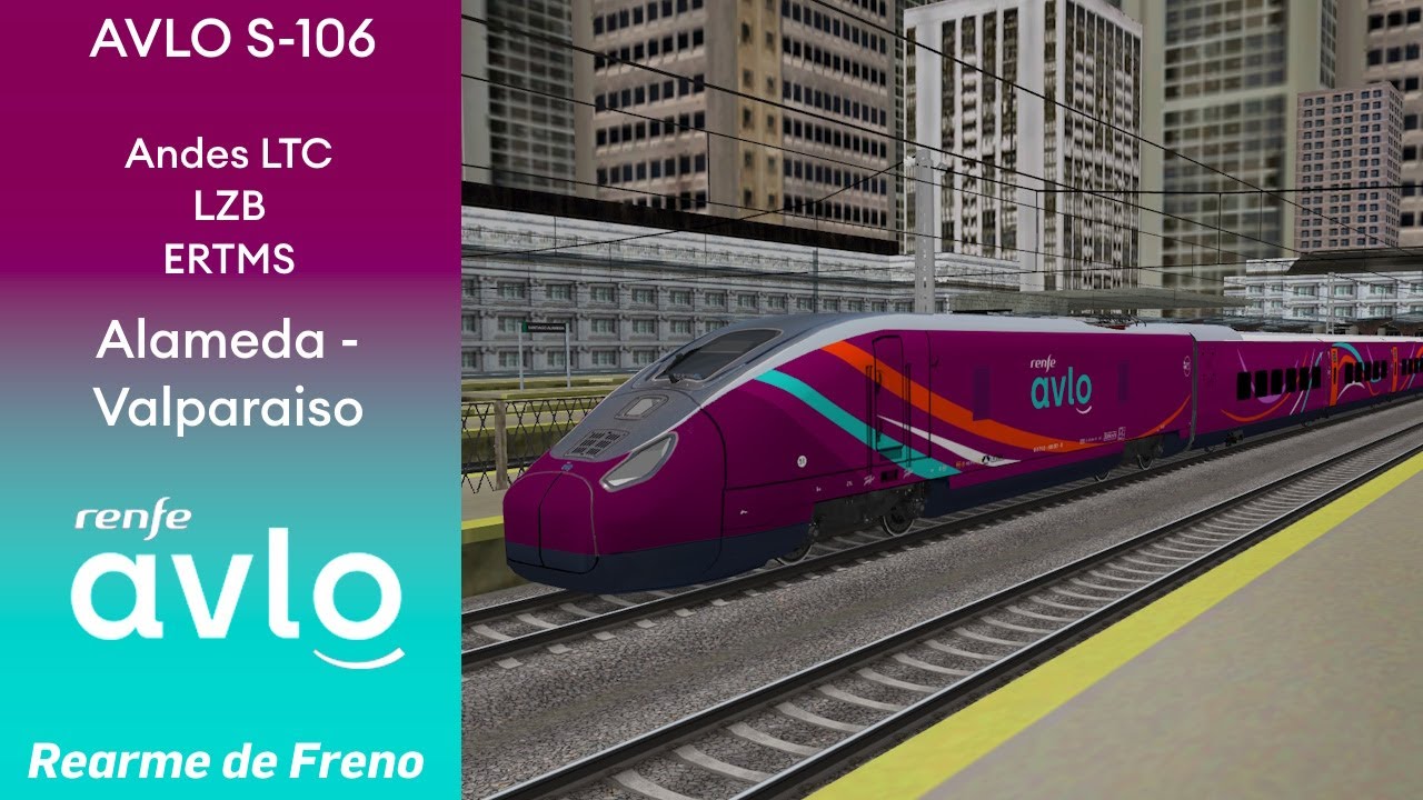 AVLO S106-ETCS-ASFA Digital: Alameda - Valparaiso  | Open Rails