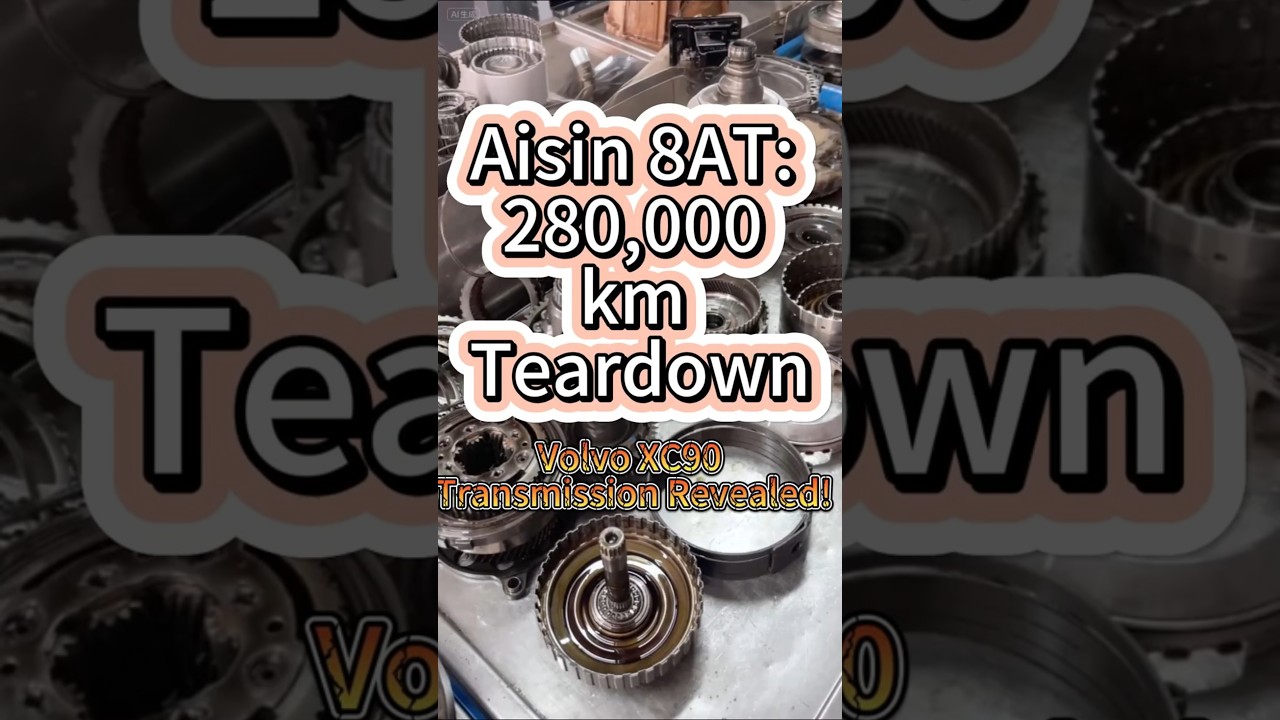 Aisin 8AT Teardown: 7 Years & 280,000 km on a Volvo XC90 Transmission #Transmission  #mechanics