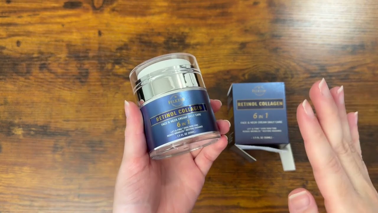 6-in-1 Face Cream for Men, Mens Face Moisturizer, Anti-Aging Face Cream for Men 