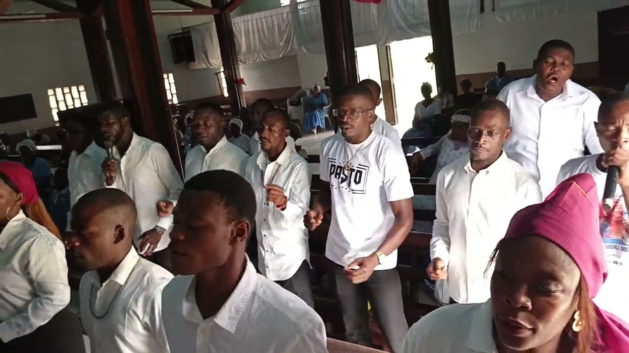 La chorale d'ensemble du foyer protestant Noël