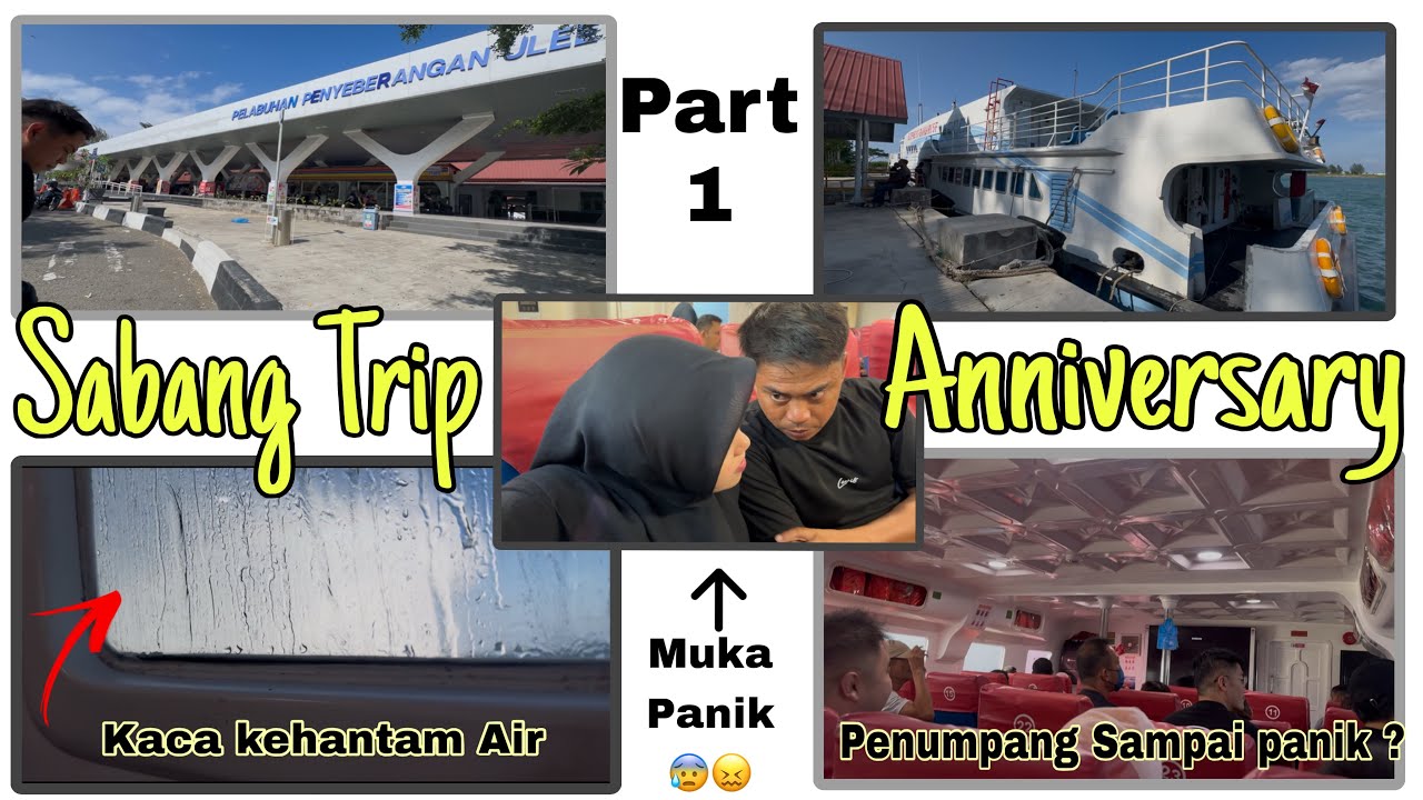 Penyeberangan Pelabuhan Ulee Lheue ke Pelabuhan Balohan Sabang Kehantam Ombak, Kapal Hampir Oleng ? 