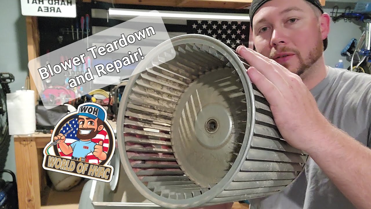How To: Take Apart A Blower Motor And Wheel For A Repair