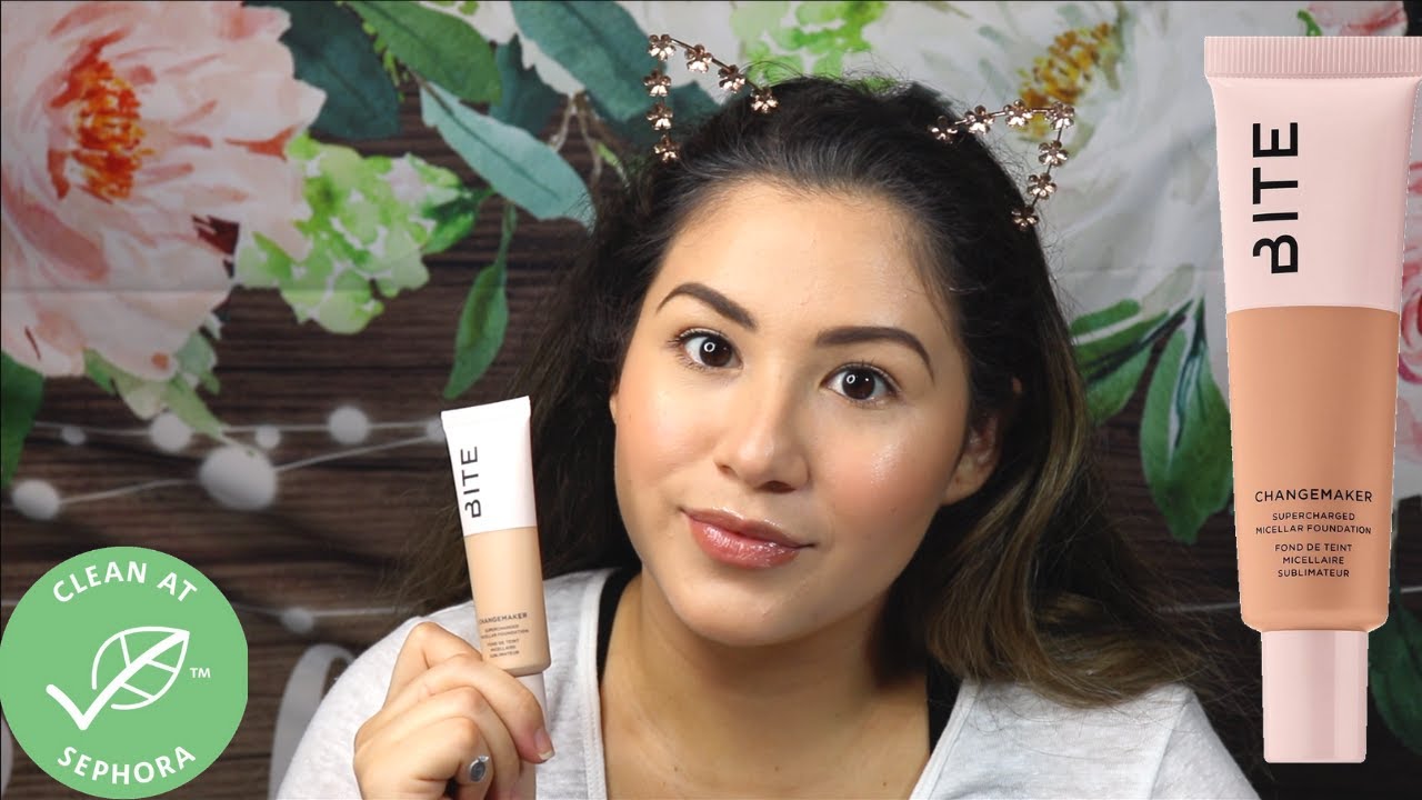 BITE BEAUTY CHANGEMAKER MICELLAR FOUNDATION | FIRST IMPRESSION/10HOUR WEAR TEST