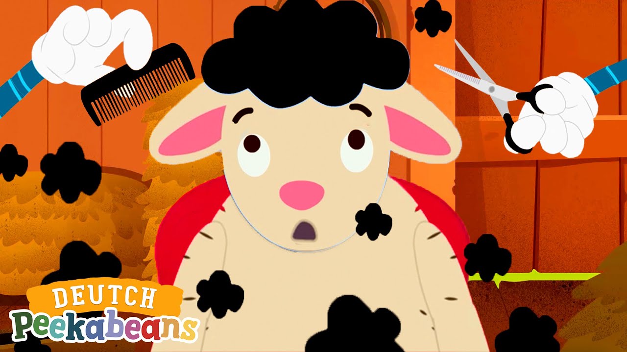 Mäĥ, mäh kleines schwarzes Schaf | Vorschulalter | Peekabeans auf Deutsch