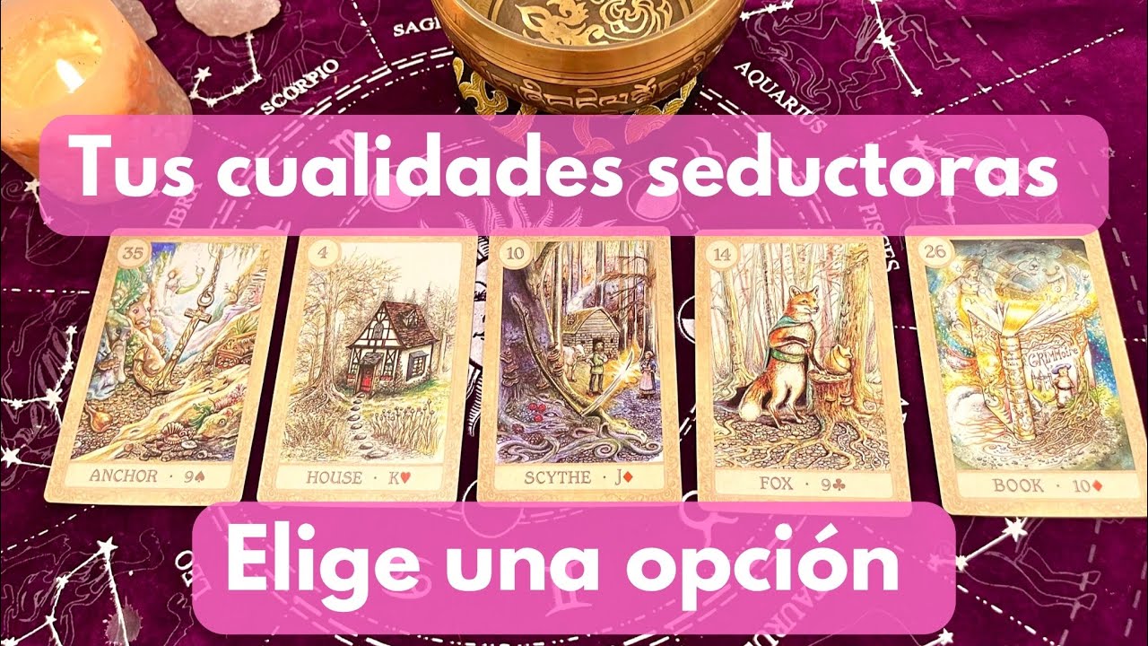 ¿Cuáles son tus cualidades seductoras?⚡️ 😁😏 ELIGE UNA OPCIÓN-Tarot Interactivo Atemporal 🔮