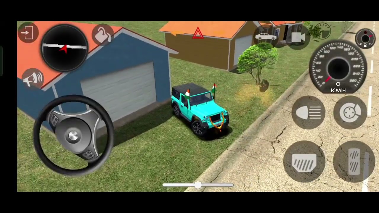 Modified Mahindra Thar😈Games:Indian blue Thar (Gadi Wala Games) Car Game Android Game - #2025