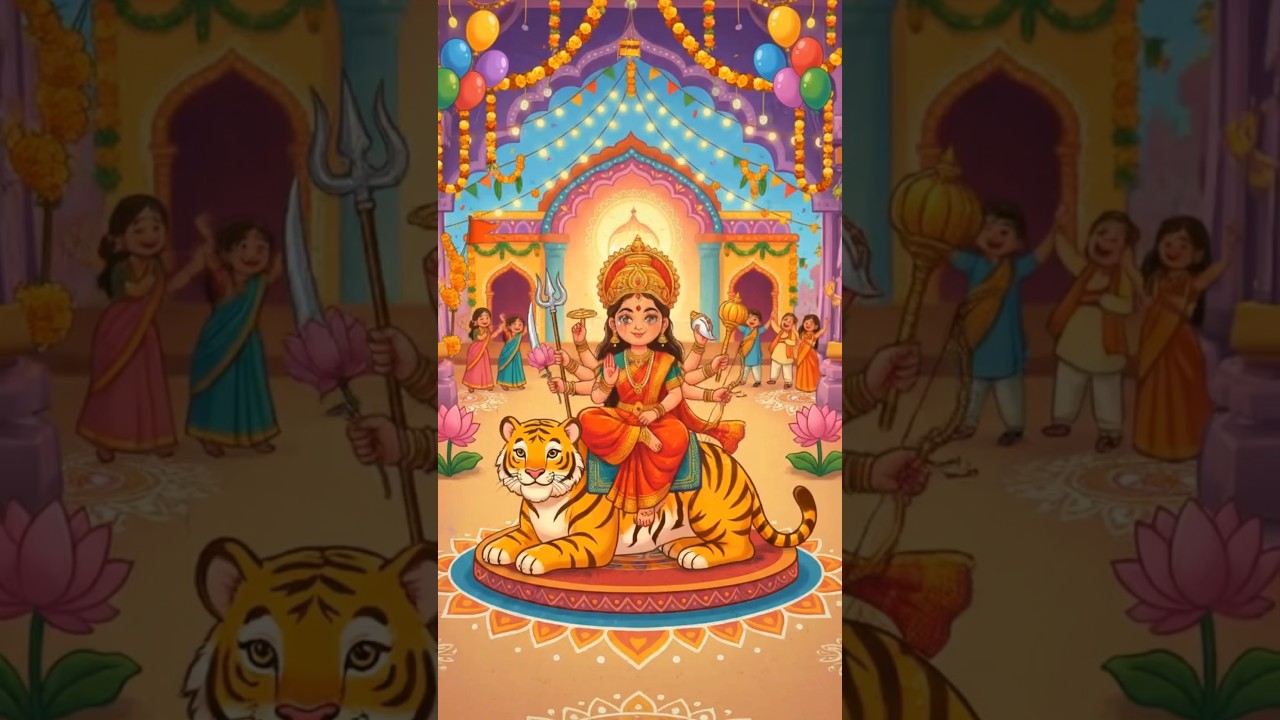 Durga Maa Blessings 🌺🙏 | Feel the Divine Energy ✨🔱#shorts