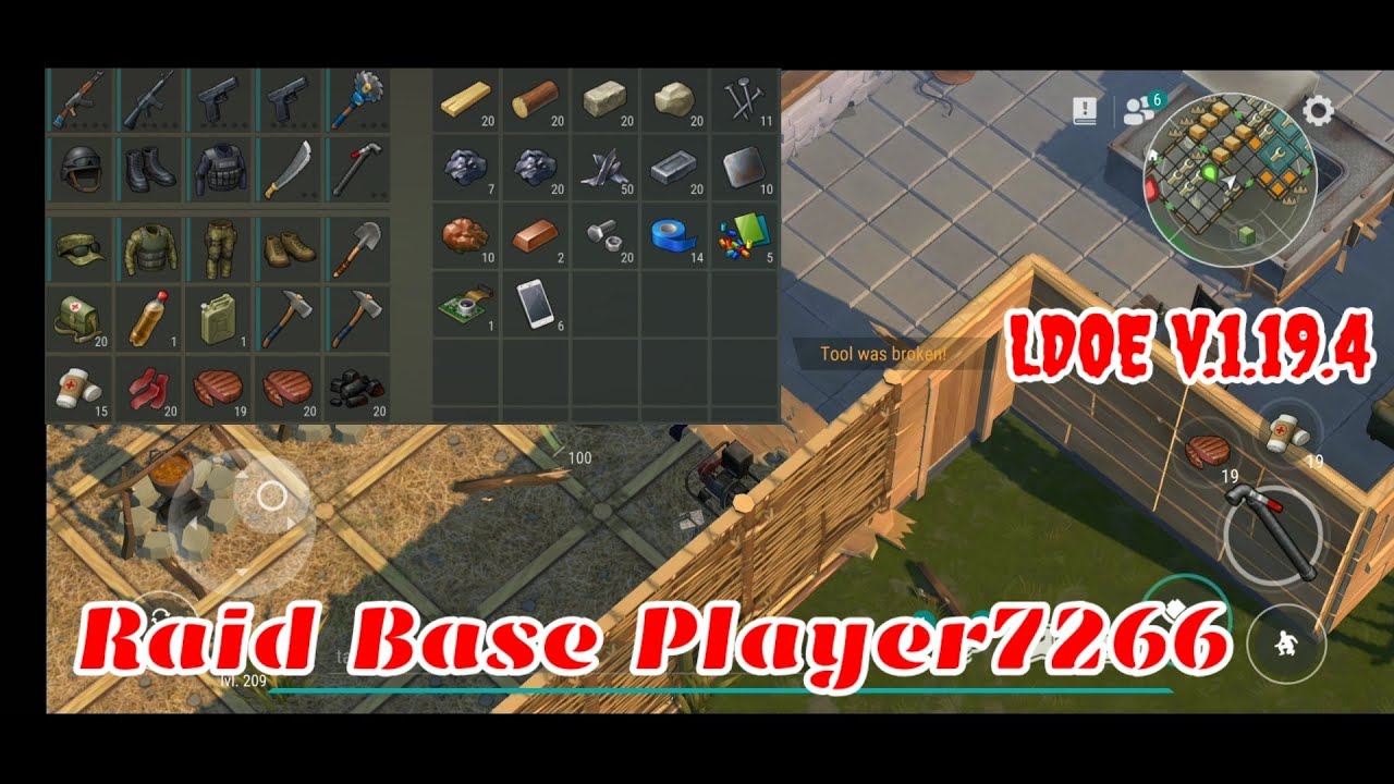 Raid Player7266 | Last Day on Earth v.1.19.4