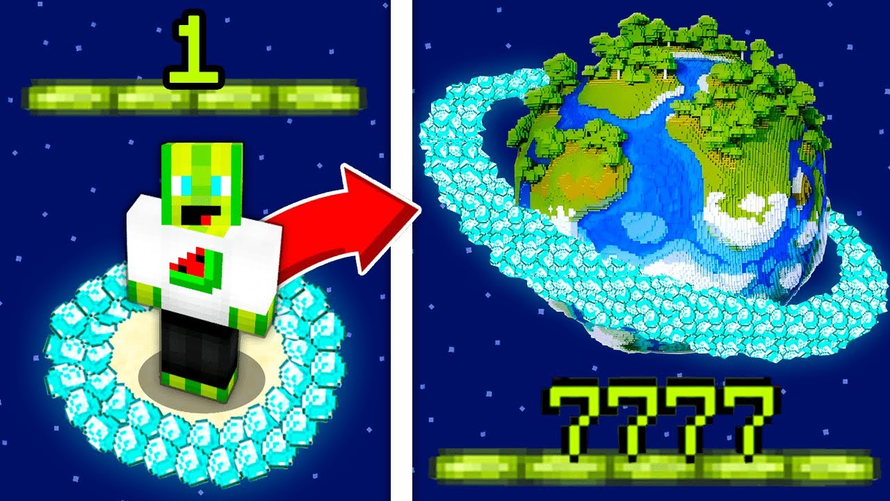 МАЙНКРАФТ АЛЕ СВІТ ЗБІЛЬШУЄТЬСЯ