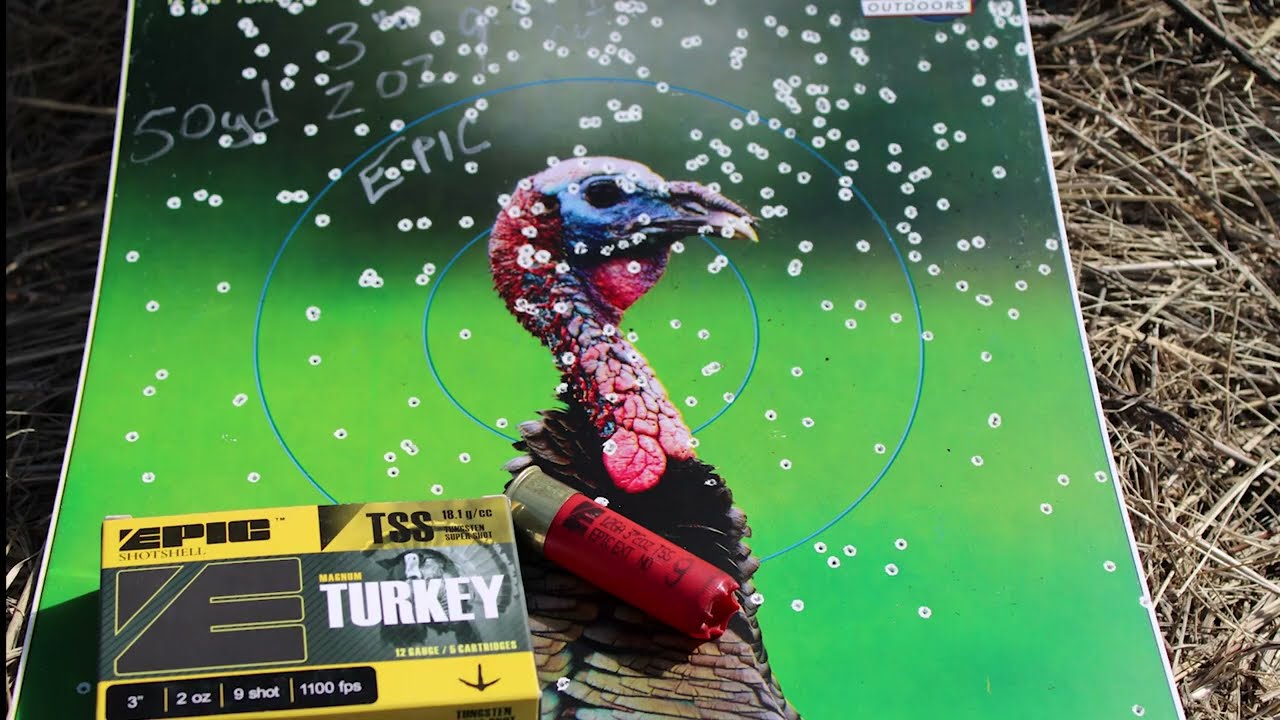 Epic Shotshell TSS turkey load, warm weather, tight patterns, and high anticipation!