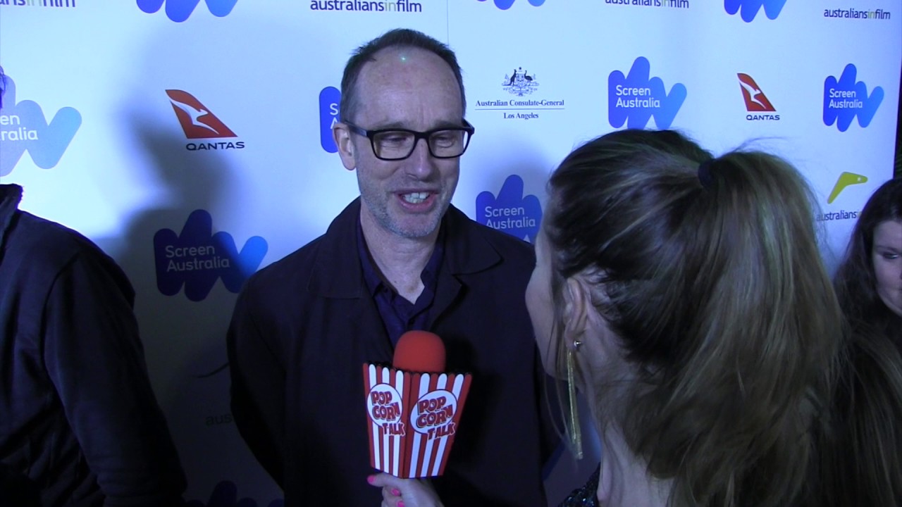 John Gilbert I Australian Oscar Nominees Reception I with Popcorn Talk Network host J J  Jurgens