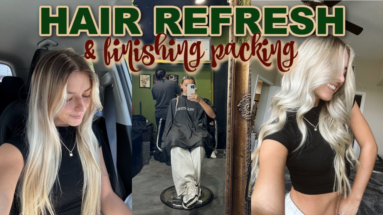 VLOGMAS DAY 21: getting my hair done & last minute packing