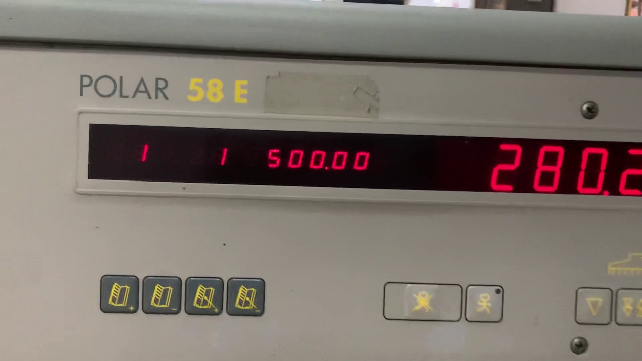 POLAR 58 E Model : 1996, Program, Chrome Tabel