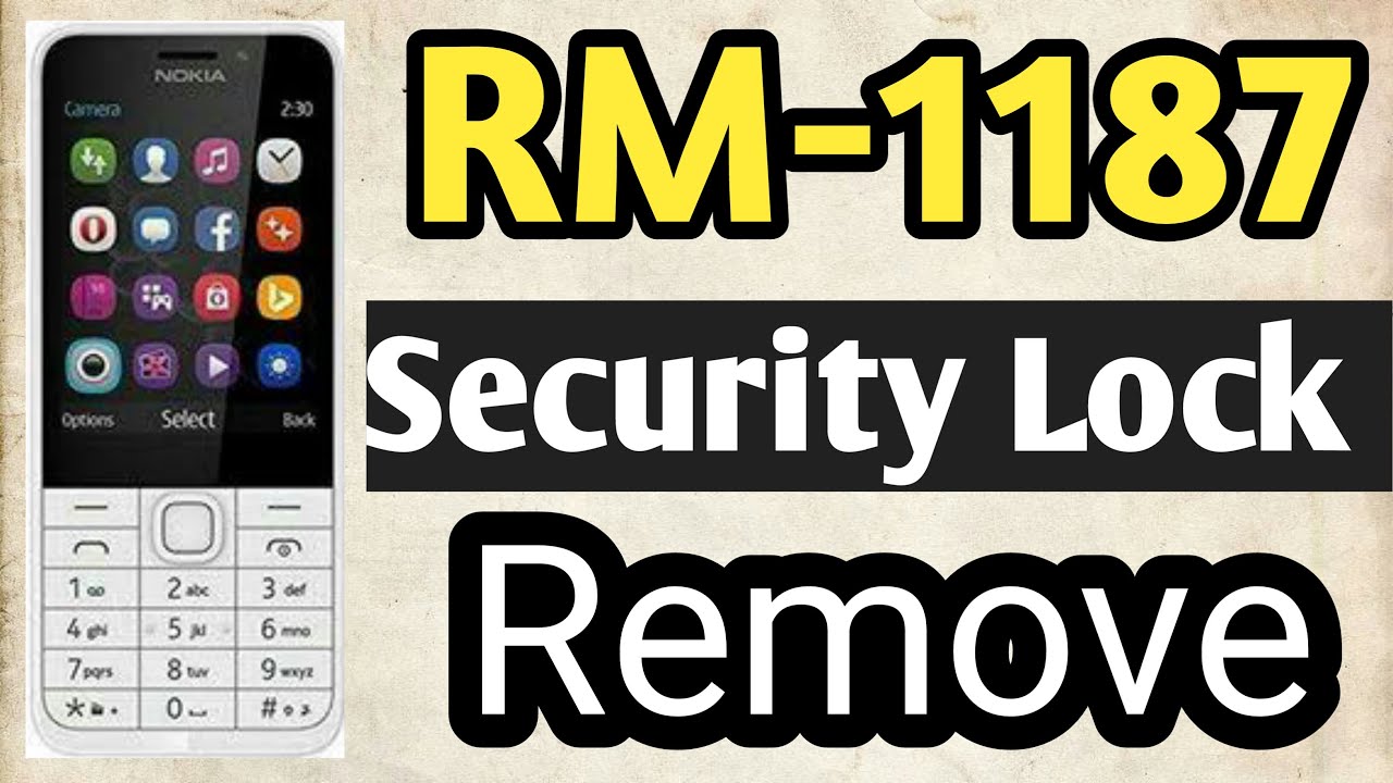 Rm-1187 Nokia Model Password Unlock 216 security code reset 100% done