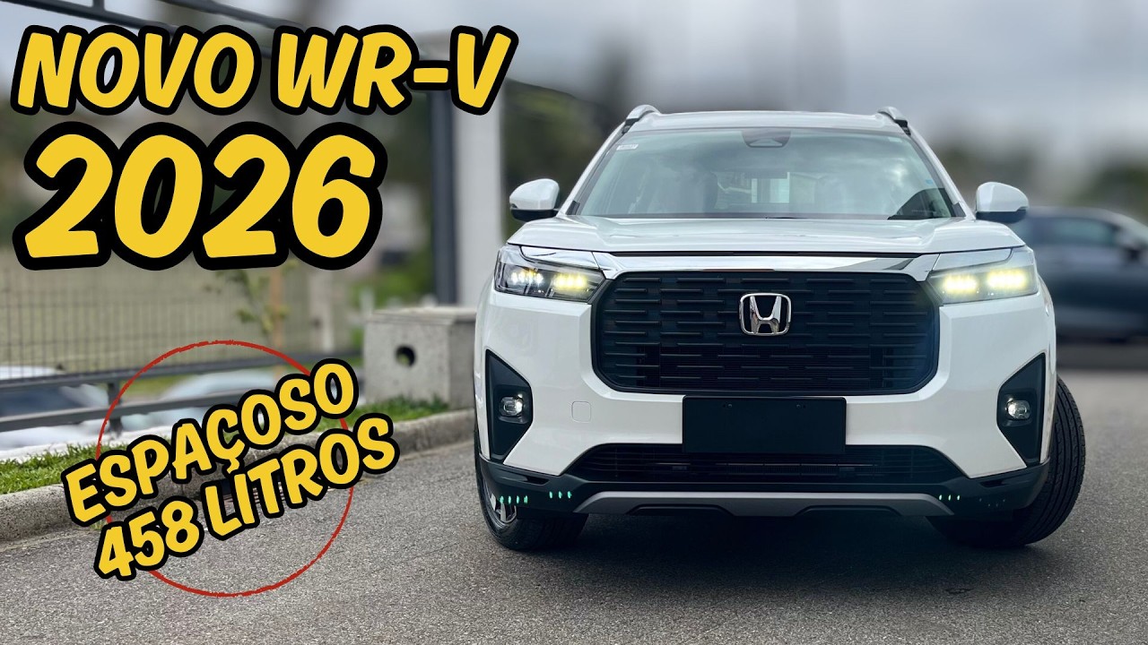 Novo Honda WR-V 2026: Tudo Novo! Mudanças Radicais que Ocorreram em 5 Anos Fora do Mercado