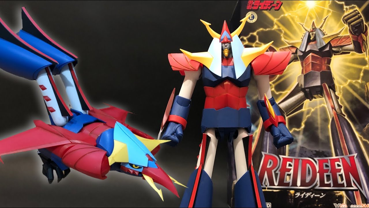 モデロイド版・勇者ライディーンのプラモデルを成型色仕上げ/ Reideen plastic model