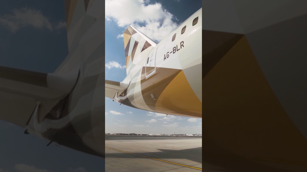 The Etihad B787 is pure cinema 🎥 #airplane #aviation