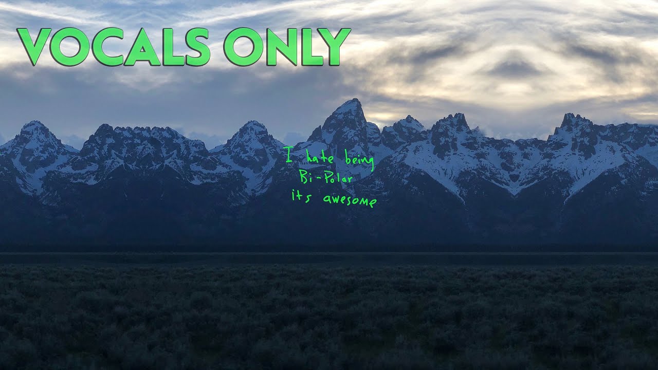 Kanye West - Ghost Town | Isolated vocals